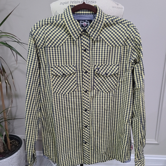 English Laundry Men's   Checkered Shirt Sz.L - Picture 1 of 9